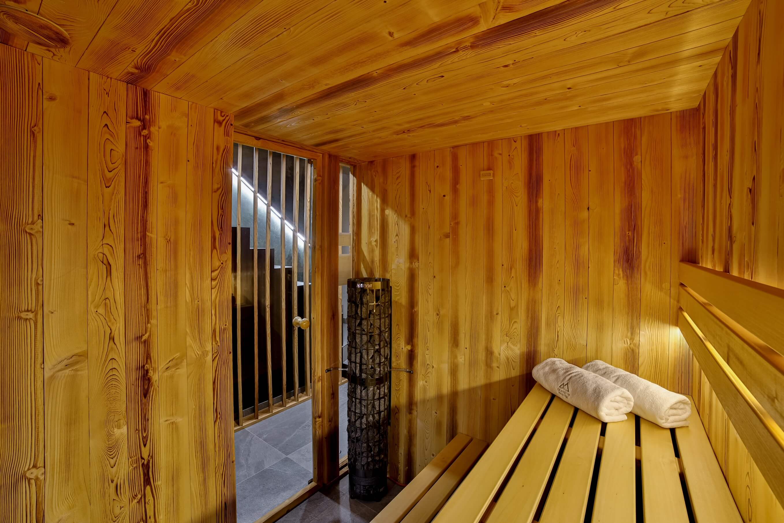 Prywatna sauna w apartamencie